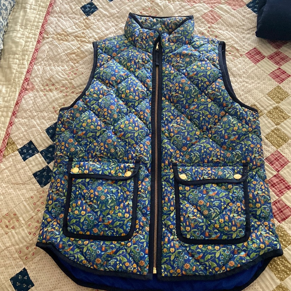 Gorgeous J Crew x Liberty Puffer Vest